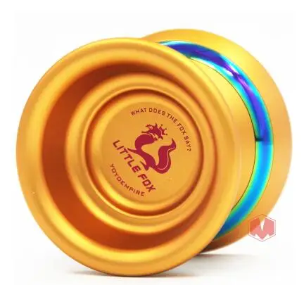 YOYOEMPIRE маленький FOX2 YOYO Высокая производительность йо-йо металлическая пластина Профессиональный Йо-Йо металлический конкурс йо-йо - Цвет: orange