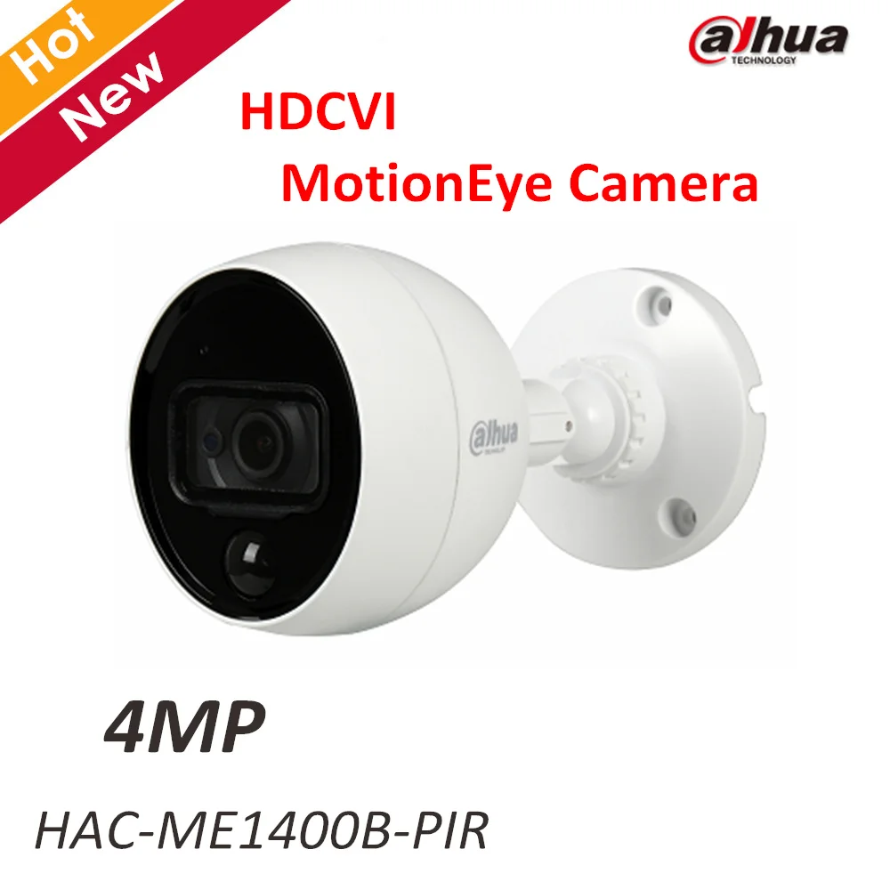 Dahua HAC ME1400B PIR 4MP HDCVI MotionEye камера наблюдения для безопасности фиксированный