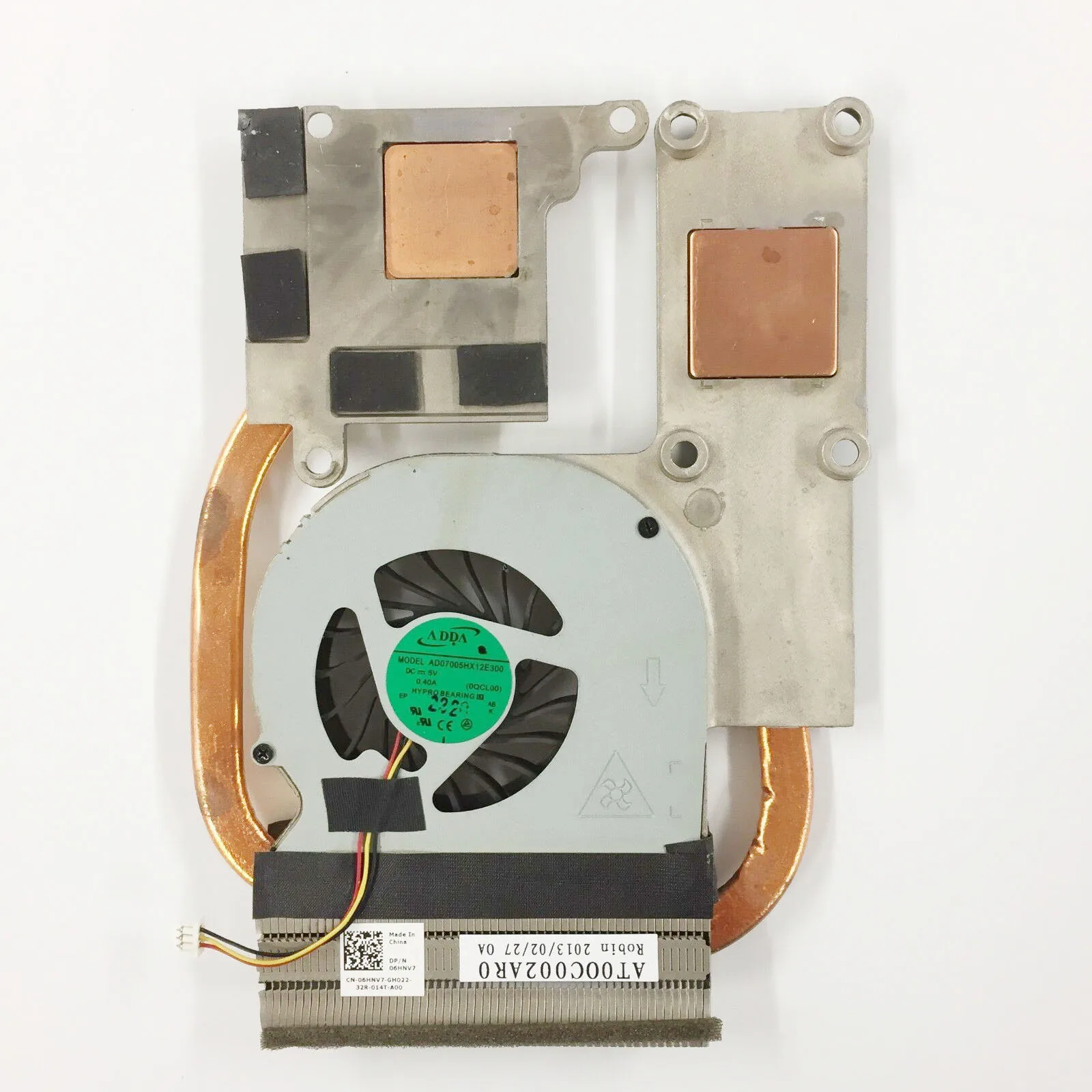 Кулер для процессора Dell VOSTRO 3560 V3560 кулер охлаждения 06HNV7 6HNV7 AT0OC002FC0 DFS501105FQ0T|Кулеры и