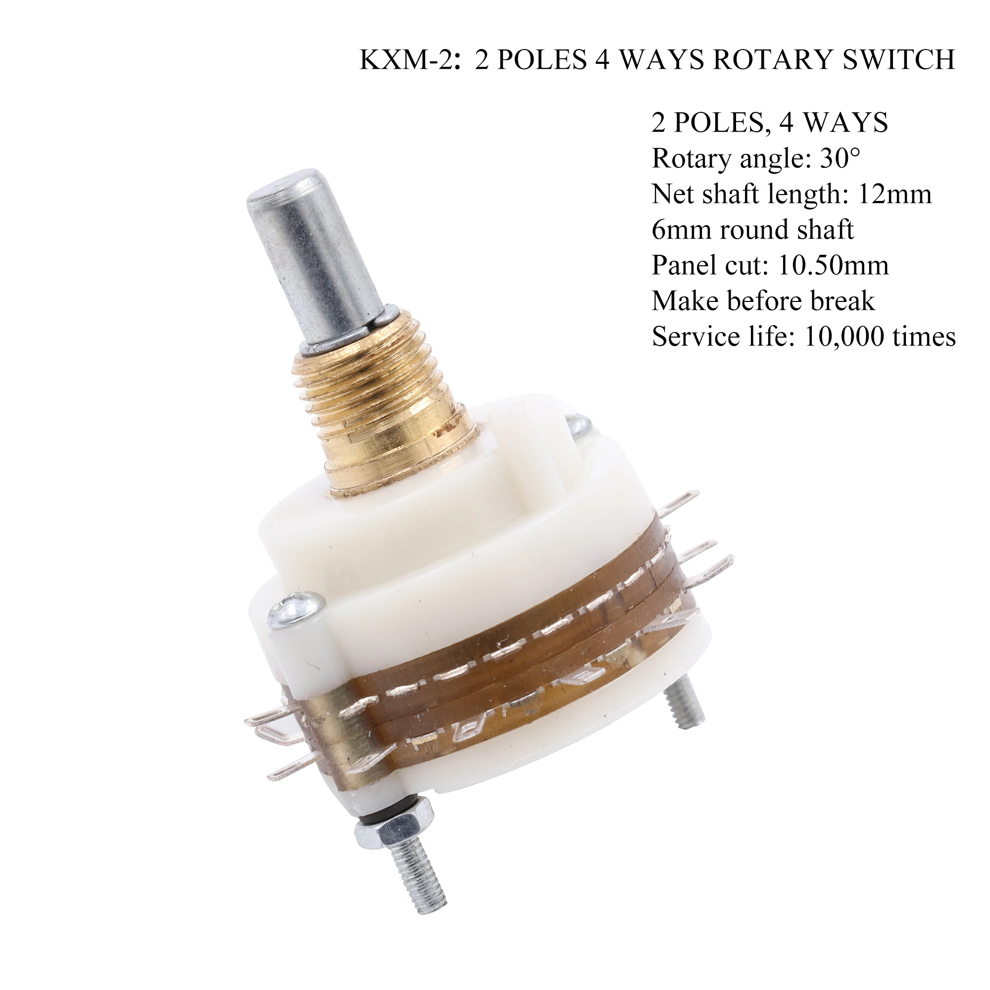 

ROTARY SWITCH For DIY Attenuator Potentiometer Volume Selector Hifi Vintage Tube AMP DIY 1PC