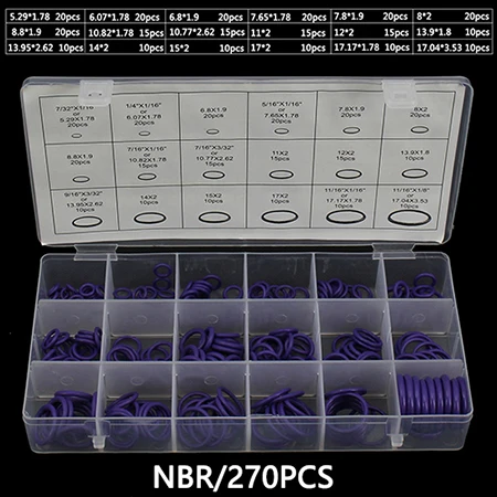 purple NBR x1 PCP Пейнтбольная прочная розетка уплотнительное кольцо силиконовый NBR VMQ FKM Красный Черный Белый Зеленый прокладка замена БЫСТРОРАЗЪЕМНАЯ муфта фитинги - Цвет: purple NBR x1