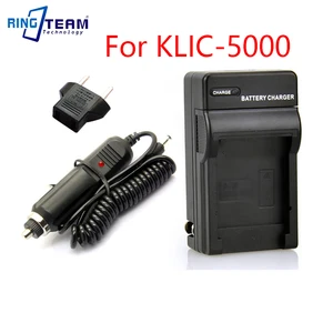 Replacement KLIC-5000 Battery Charger for CNP30 FNP60 MDV-4 DB40 OD525 LI20B D-L12 17 1037 1137 BT3 S301 VBA10 DC-S5 DC-S6