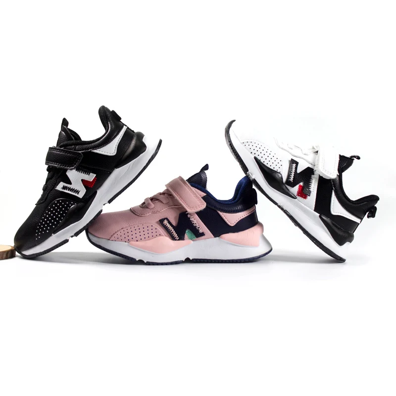 Bdkids Toddler Fashion Sneakers Kids 2018 Children For Boys White And Black Breathable Mesh Hook Loop Eva 162D | Детская одежда и