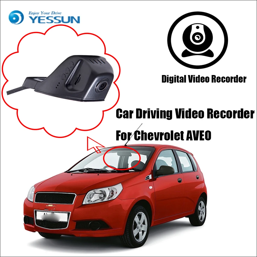 For Chevrolet AVEO / Car Driving Video Recorder DVR Mini Control APP Wifi Camera Registrator Dash Cam Original Style | Автомобили и