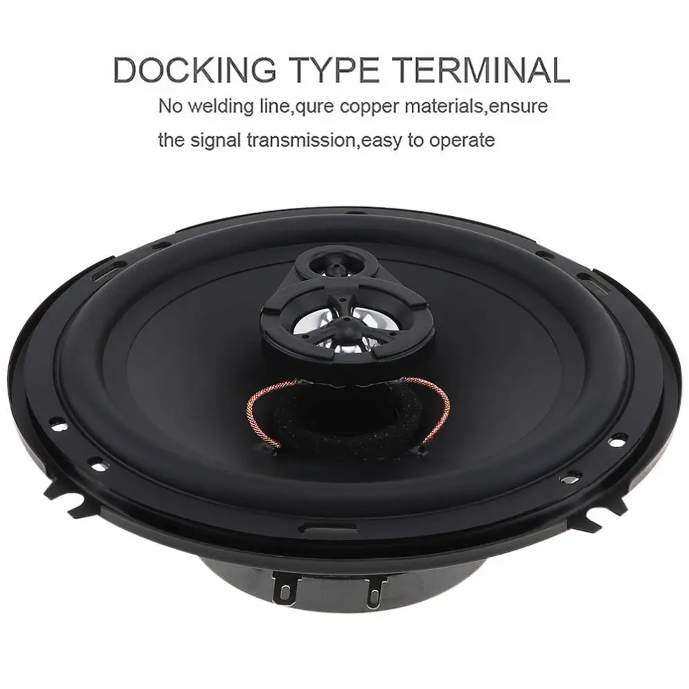 2 шт 6 дюймов Автомобильный Динамик Авто аудио HiFi коаксиальный динамик 220 Вт полный диапазон частоты динамик s для автомобиля стерео