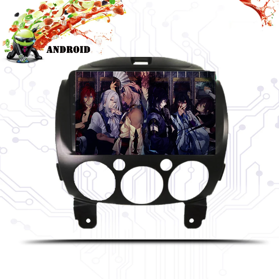 1024*600 Android 10 0 автомобильный dvd-плеер для Mazda 2 Mazda2 2007 2008 2009 2010 2011 2012 2013 24 Поддержка SWC