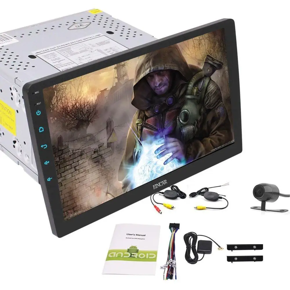 10.1 ''Android 6.0 стерео GPS Радио 1080 P видео Выход аудио нет dvd плеер с кнопкой света +