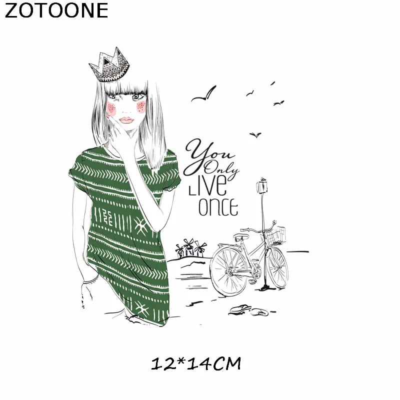 ZOTOONE Зебра полоски утюжок на переносные патчи одежду сделай сам патч