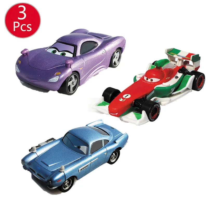 Комплект из 3 предметов 7 см автомобили Ramirez 1 2 Lightning McQueen Disney Тачки 1:55 Diecast