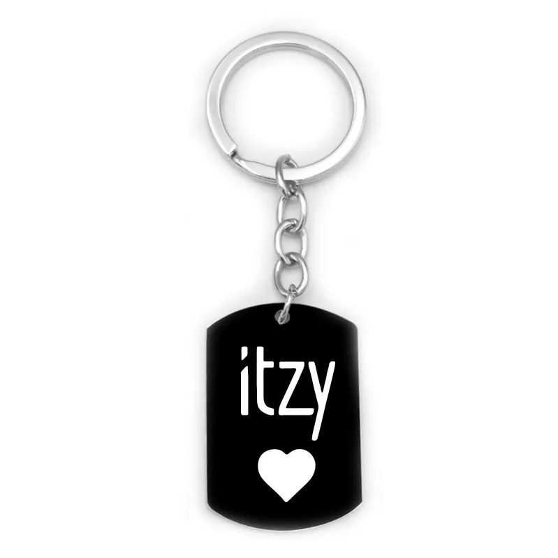 ITZY KPOP брелок из нержавеющей стали Корея девушки группа подарки для фанатов