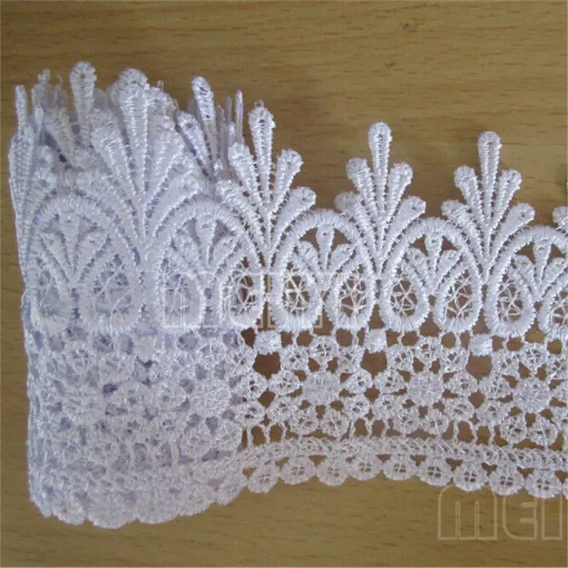 2 метра 9 см 8 цветов Полиэстеровая Цветочная кружевная отделка краев ленточная