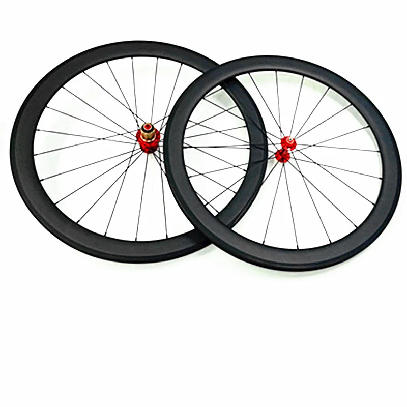 

carbon wheelset 700c wheelset 50mm tubular 3k matte 23mm V carbon wheels FASTace RA209 20H 24H carbon road wheels bicycle wheel