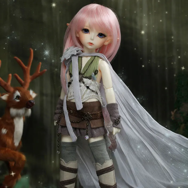 Кукла шарнирная OUENEIFS Noia Lati green bjd sd модель тела 1/6 кукла с глазами для маленьких