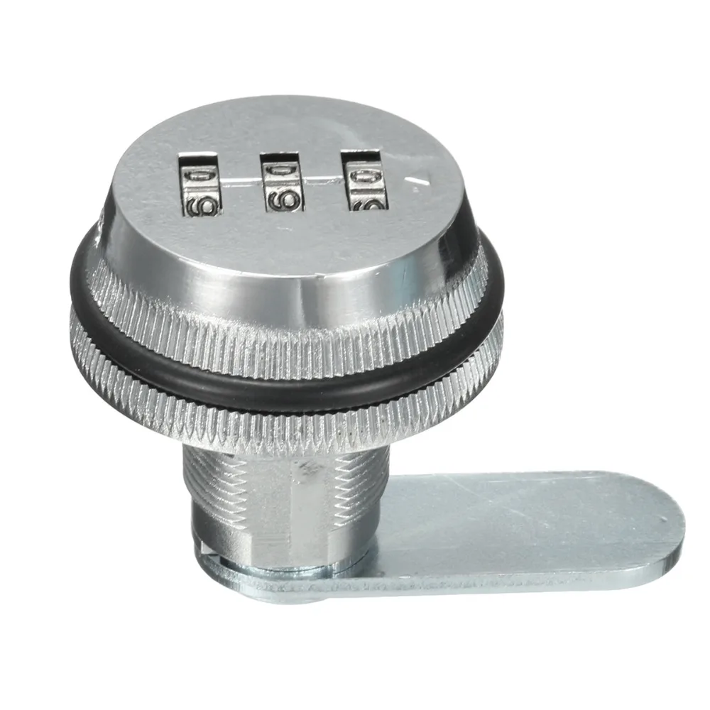 Комбинированная камера с кодом из цинкового сплава 3 циферблатами без ключа