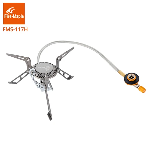 Metal Газовые горелки из титана Fire Maple Blade 2, ультра светильник, 135 г, газовая плита с трубкой предварительного нагрева, газовая плита с дистанционным управлением для кемпинга - Цвет: Metal