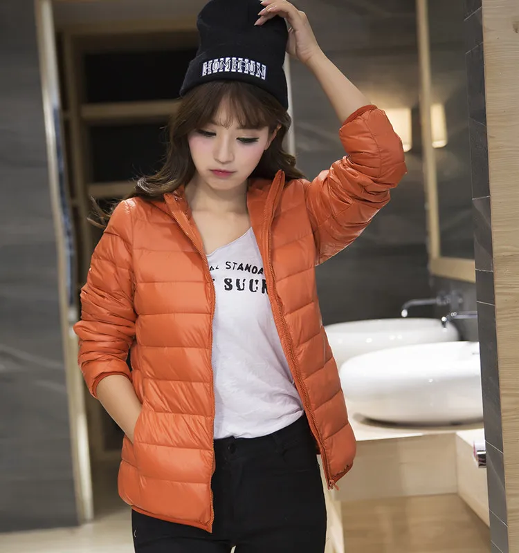 

new winter designer women jacket 90 white duck down white ultra thin duck down jacket women for girl snow parka jacket