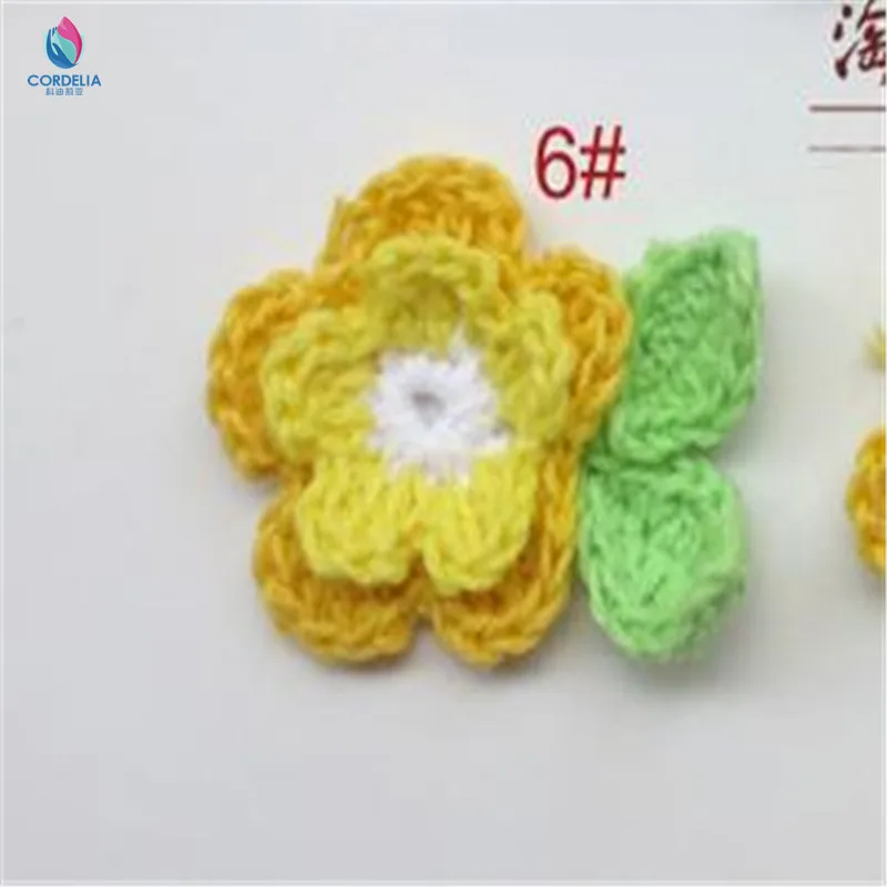 5 шт. 2016 г. Лидер продаж кружево из натурального хлопка для вязания крючком цветок