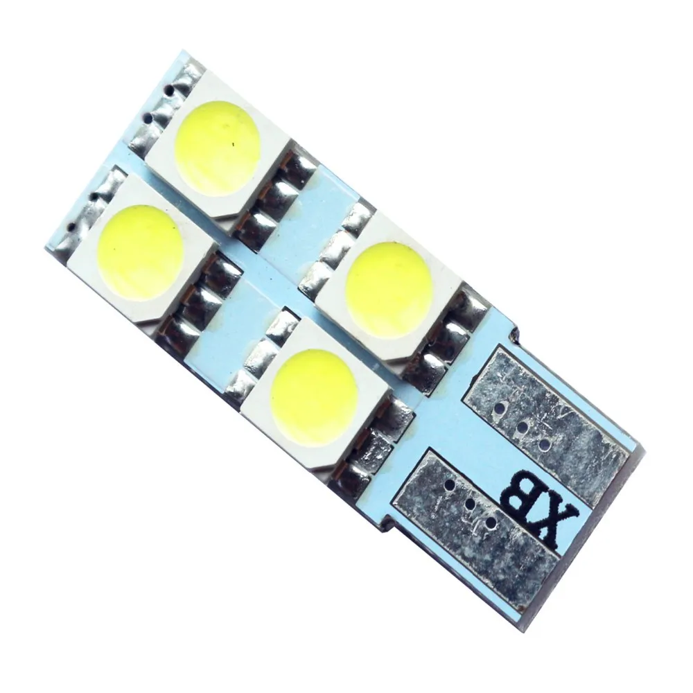 10 шт./лот T10 W5W canbus led 194 927 161 t10 4led 5050 SMD светодиодные Автомобильные Боковые лампы w5w
