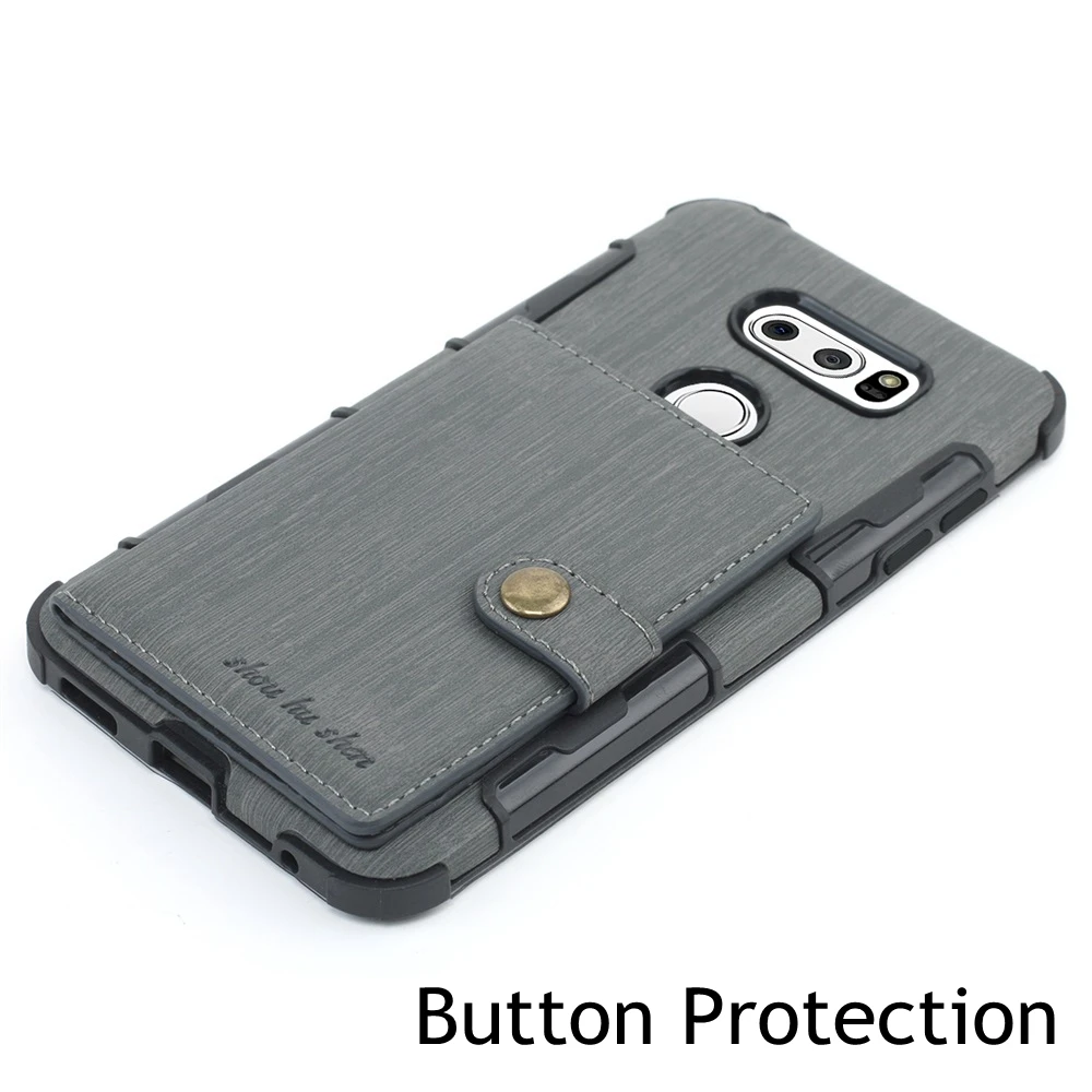 Чехол Кошелек из искусственной кожи для Moto E4 G4 plus LGV30 роскошный Магнитный