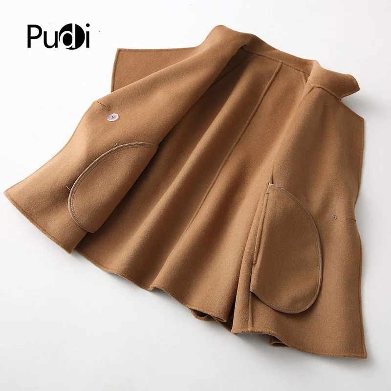 PUDI A37149 Женская Осенняя/зимняя новая модная шерстяная куртка женская короткая стильная шерстяная куртка для отдыха