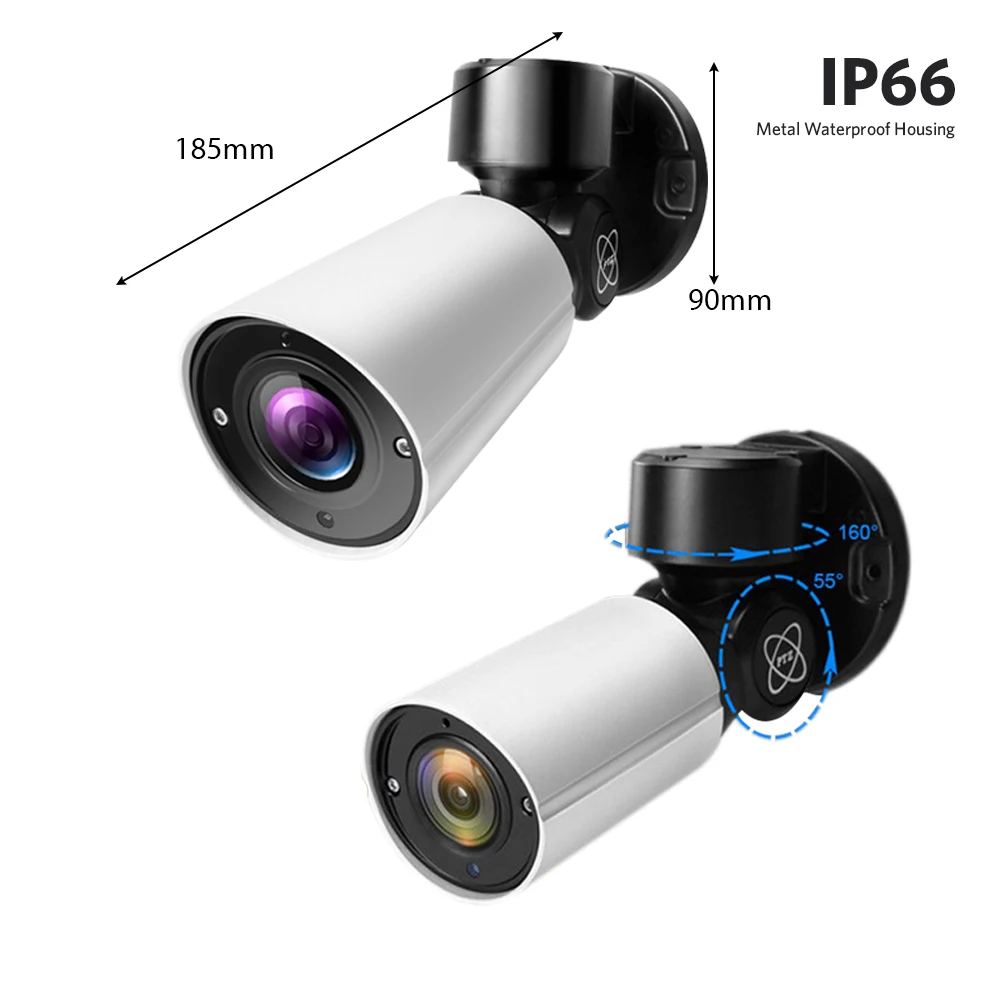 H.265 16CH 5MP POE система NVR 16 шт. 1080 P 2MP 4 XOptical Zoom Безопасность Открытый День Ночь ip камеры
