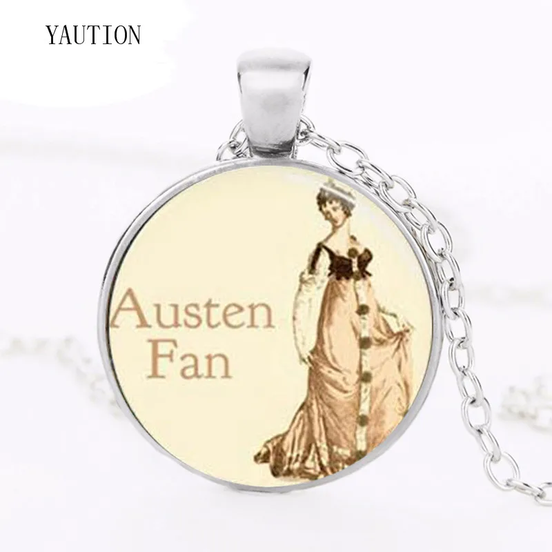 YAUTION 2020 новое ожерелье в стиле стимпанк Austen литературное ювелирное изделие Fan
