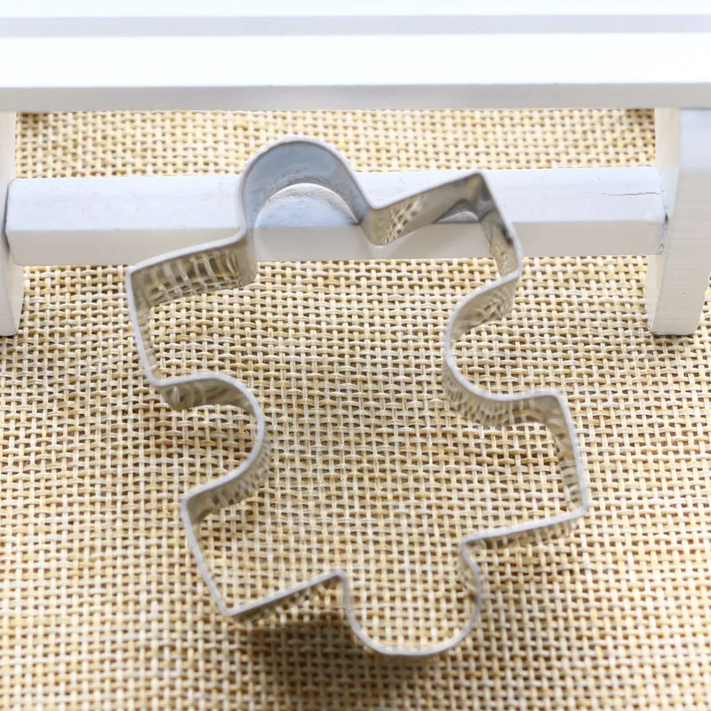 Лидер продаж форма для украшения Пазла сделай сам помадки торта печенья резак