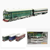 187 steam train diecast locomotive alloy model toy pull back train with sound light for children toys gifts free shipping