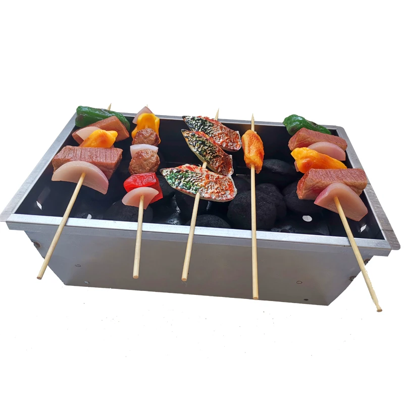 Открытый уголь гриль инструмент для барбекю портативный Бесплатная установка