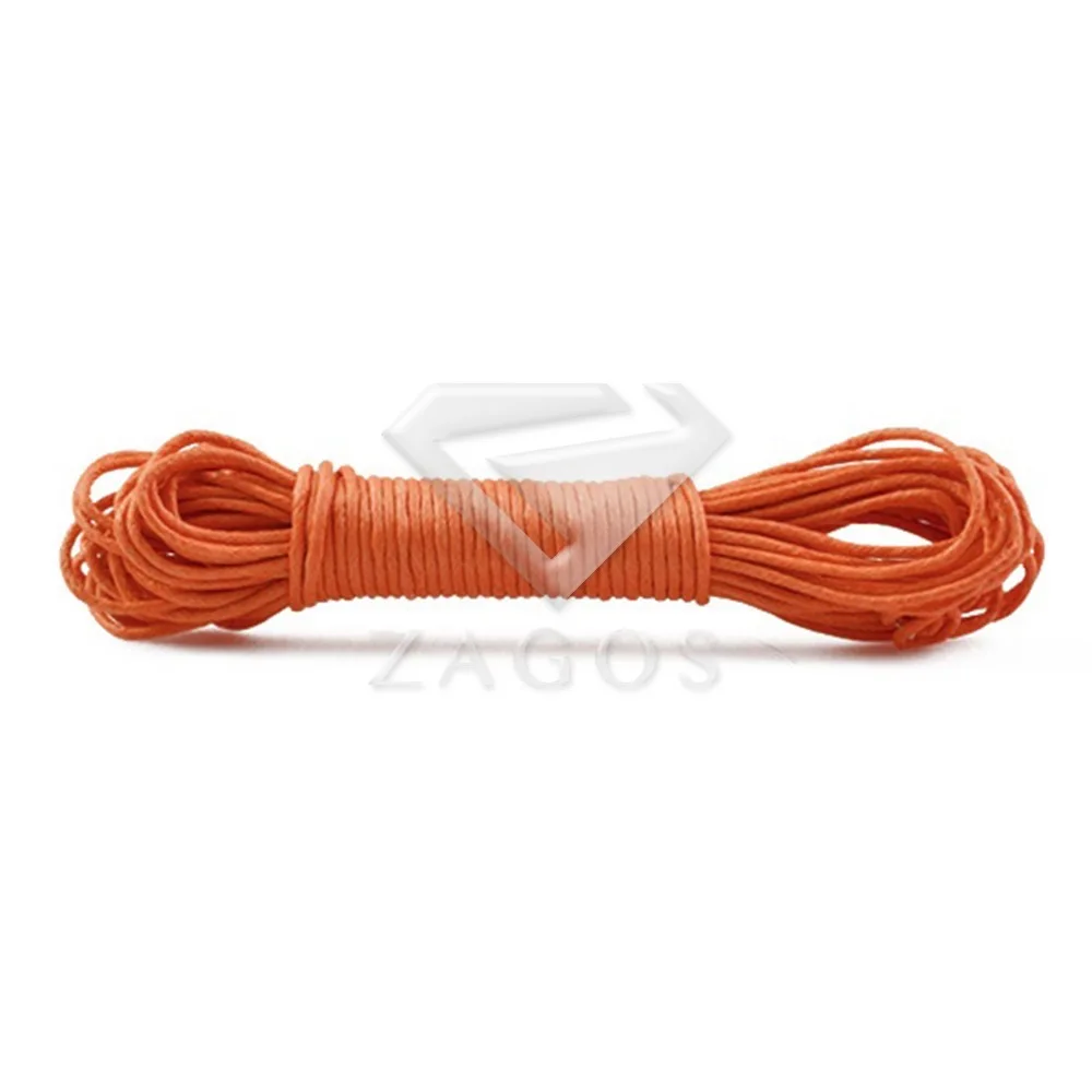 2mm 10/12m Waxed Cotton Cord Thread String Wire fit Beading Craft DIY Bracelet Necklaces Jewelry Findings TC0106 | Украшения и