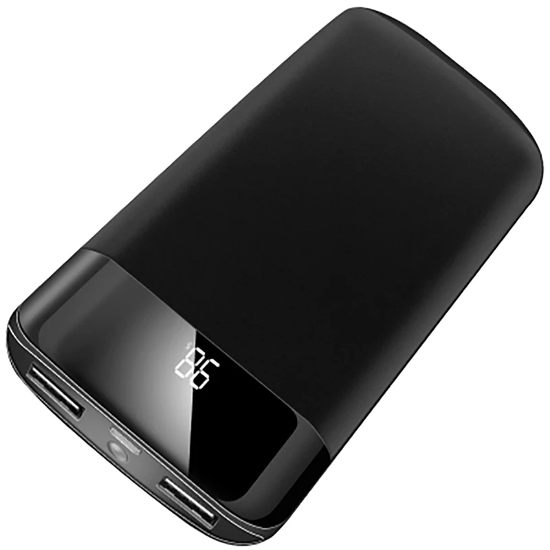Для Xiao mi iphone 8 SE X mi power Bank 30000 мАч Внешняя батарея PoverBank портативное зарядное устройство для сотового телефона power bank 18650 светодиодный 2 USB