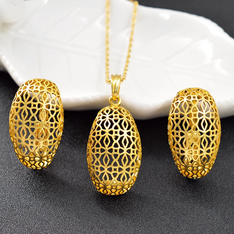 

Diana baby Jewelry Unique Jewelry Set For Women Earrings Necklace Pendant Egg Jewelry Set Birthday Gift Trendy Jewelry Findings