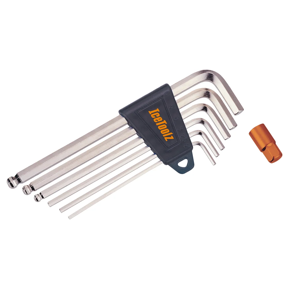 Набор шестигранных ключей IceToolz 36Q1 2/2 5/3/4/5/6/8 мм 4x5x6 с шаровым концом 7 шт./компл.