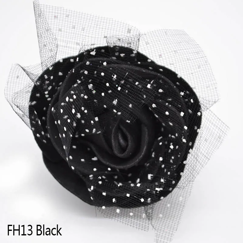 FH13 black 10/20/30/50/100 шт 5 см из вспененного полиэтилена головка розы искусственные цветы для украшения ручной работы, самодельный венок Свадебный декор товары для домашнего сада розетка - Цвет: FH13 black