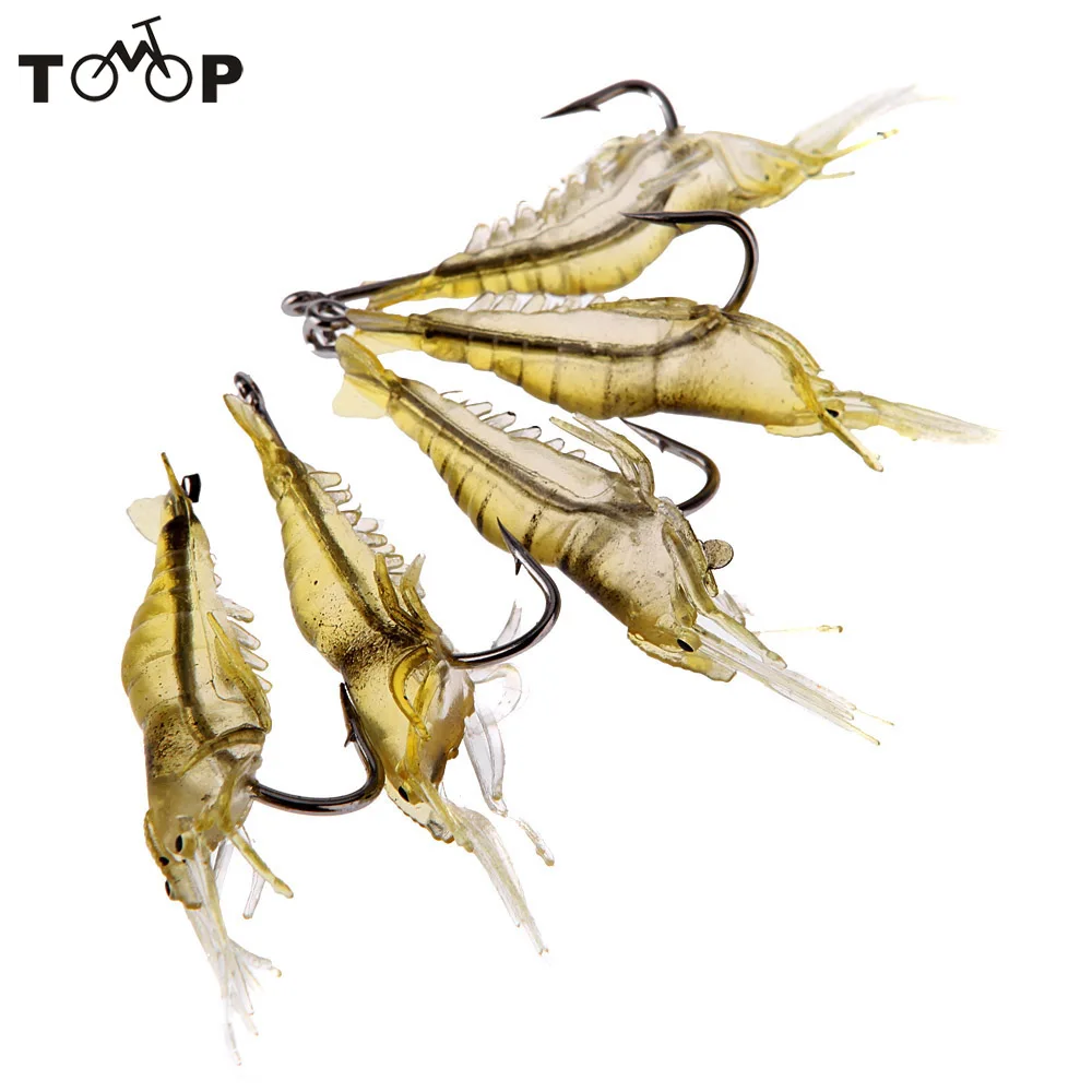 5 шт. мягкие рыболовные приманки 4 см 2 г|Наживки для рыбной ловли| |