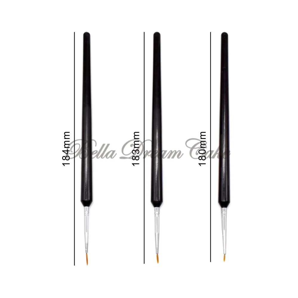 3 шт./компл. ручка для придания формы торту кисточка украшения пищи капкейков