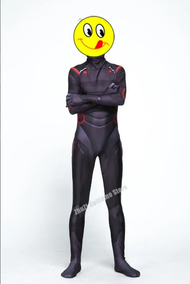 Игра Battle Royale Forniter Косплей Костюм Омега Oblivion link Zentai боди трико комбинезон костюм светодиодная маска Хэллоуин для детей
