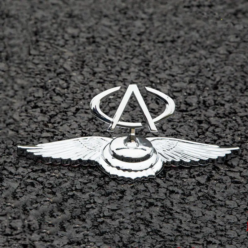 Эмблема капота автомобиля для Chery QQ Fulwin Tiggo 3 5 T11 A1 A3 A5 Arrizo M11 Fora Amulet Авто Передняя крышка значок наклейка аксессуары - Название цвета: a-silver
