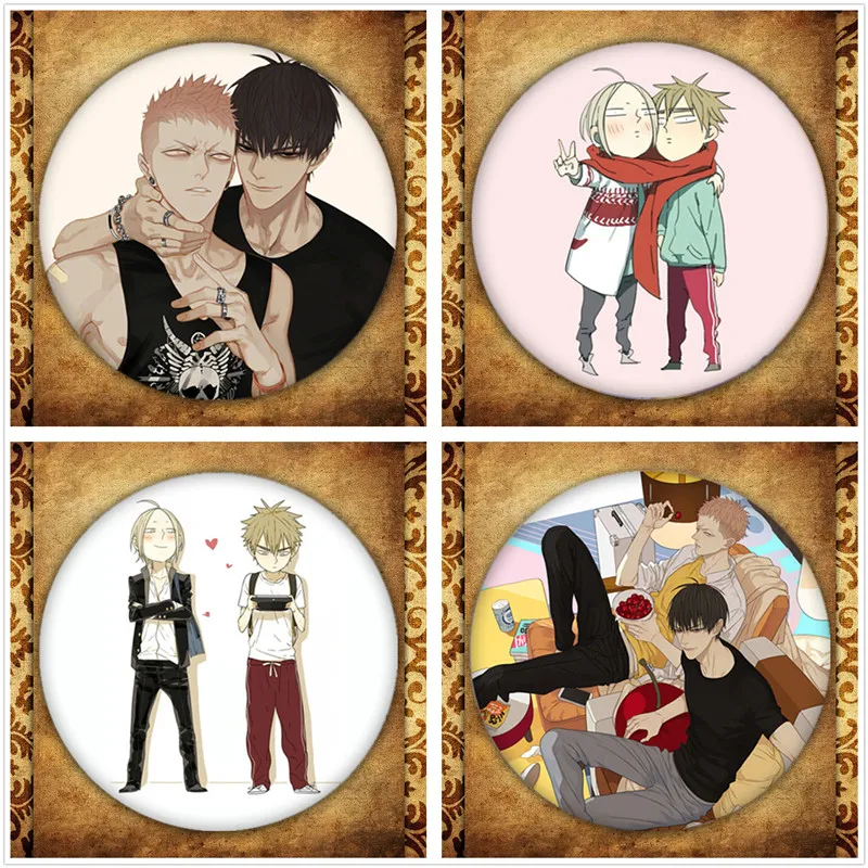 Значок в стиле аниме Old Xian 19 дней модный мультяшный значок с фигуркой Чжан чжэньси