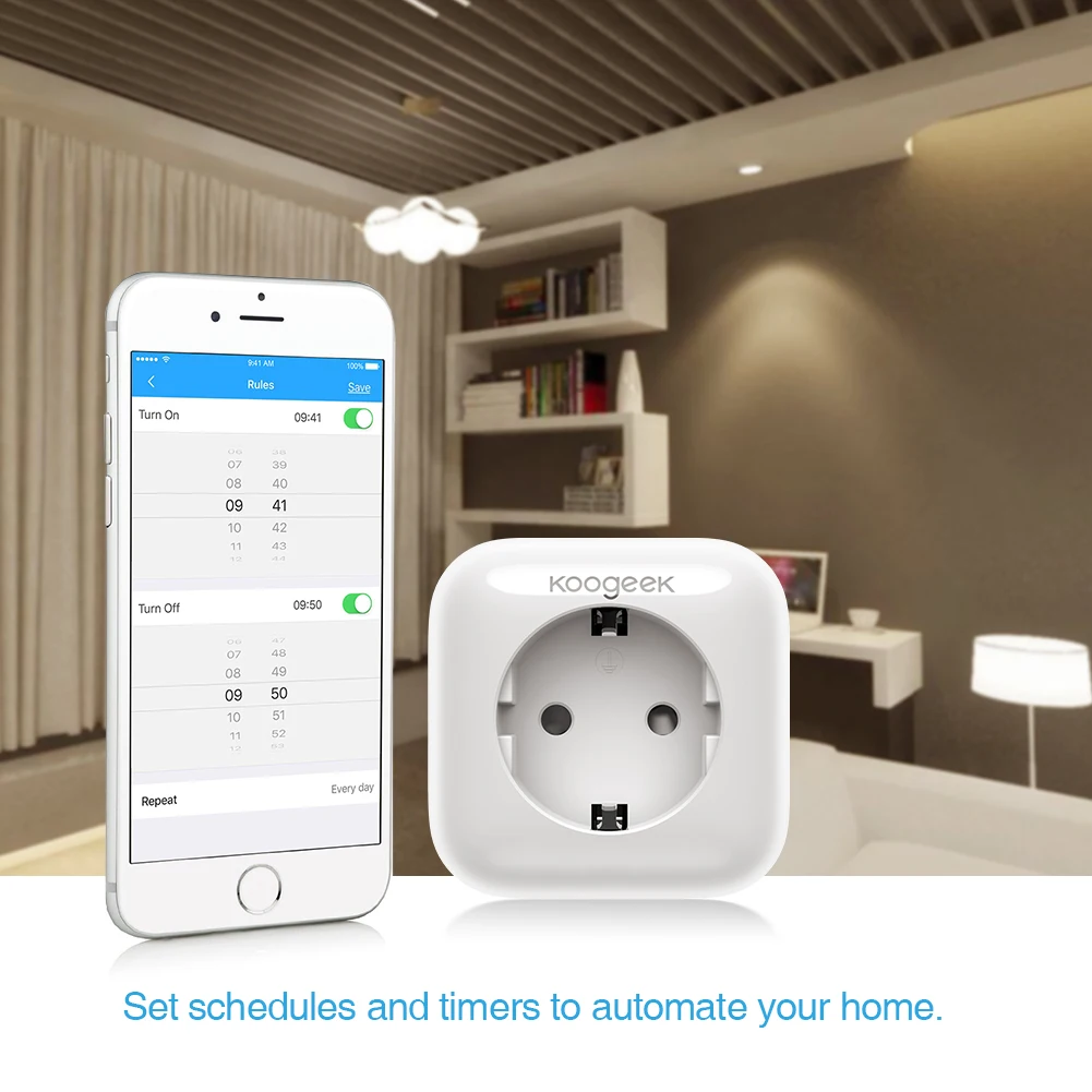 3 шт./лот Koogeek wifi интеллектуальная розетка приложение контроль монитор энергопотребление домашняя умная розетка для Apple HomeKit Alexa Google