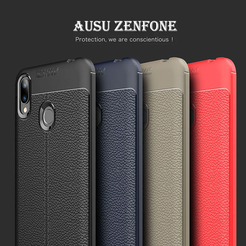 Кожа текстура мягкая задняя крышка чехол для AUSU Zefone Max Pro M2 ZB631KL случае 360