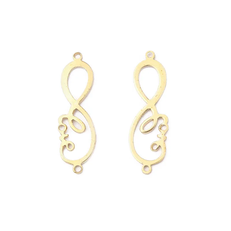 30pcs DIY Gold Plate Letter LOVE Charm Pendant Raw Brass Jewelry Makings Necklace Earring Findings | Украшения и аксессуары