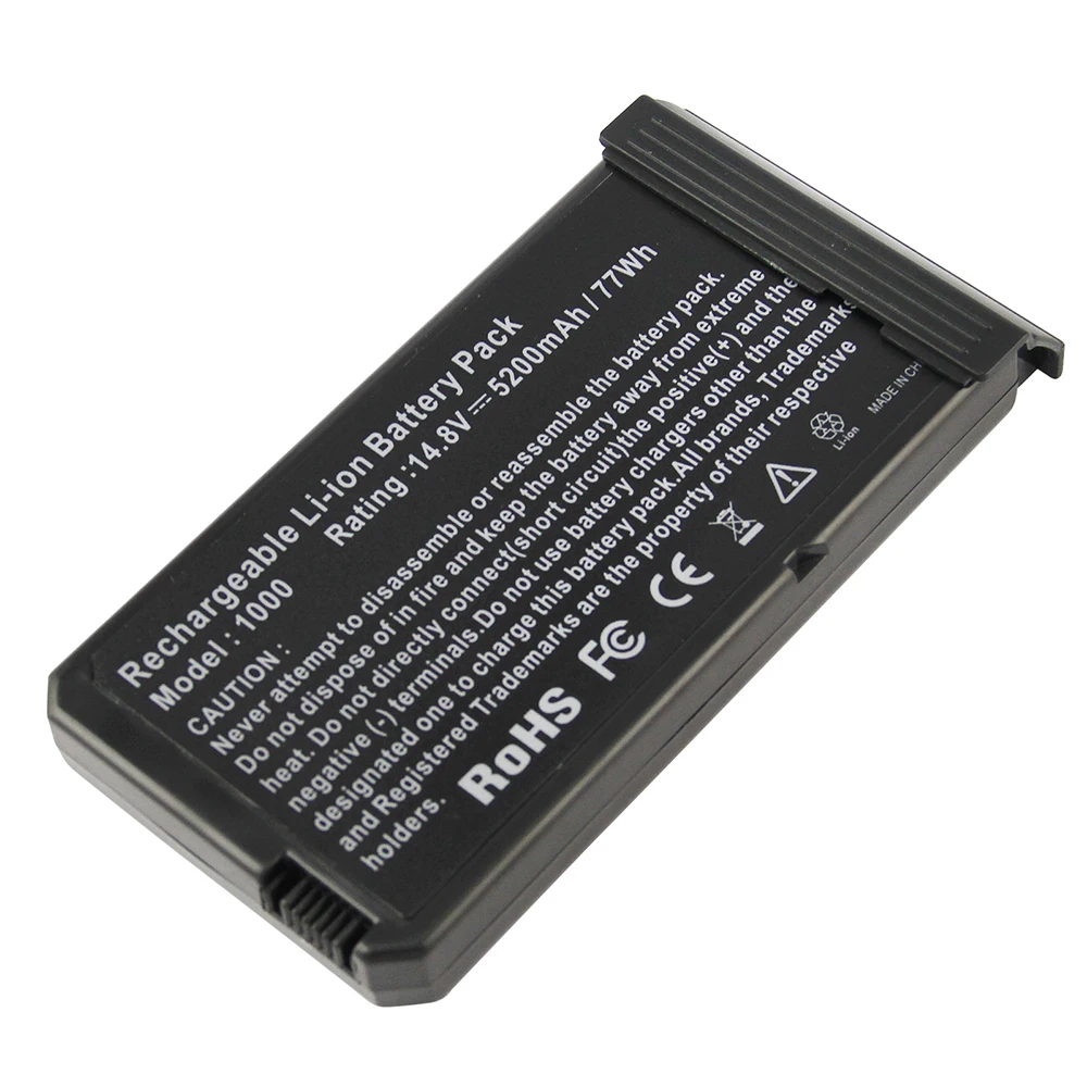 Аккумулятор для ноутбука Dell Inspiron 1000 1200 2200 110L PP10S 312-0292 312-0326 312-0335 G9812 H9566 M5701 T5443 W5543 5200