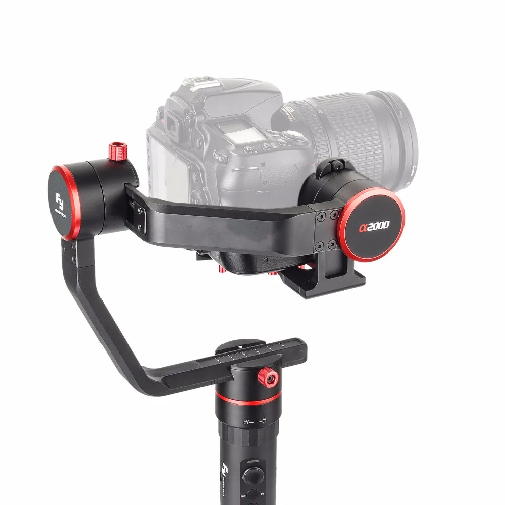 FeiyuTech Feiyu a2000 3-осевой карданный стабилизатор для Canon 5D серии SONY A7 серии a6500 Panasonic GH4/GH5 250-2000 г камеры