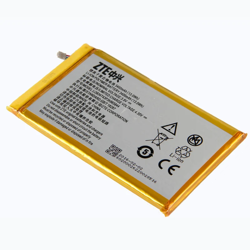 Оригинальный zte Li3834T43P3h965844 батарея для zmax Z970 Grand Memo N5L LTE/N5/N5S/N9520/U5/U5S/U969/U9815