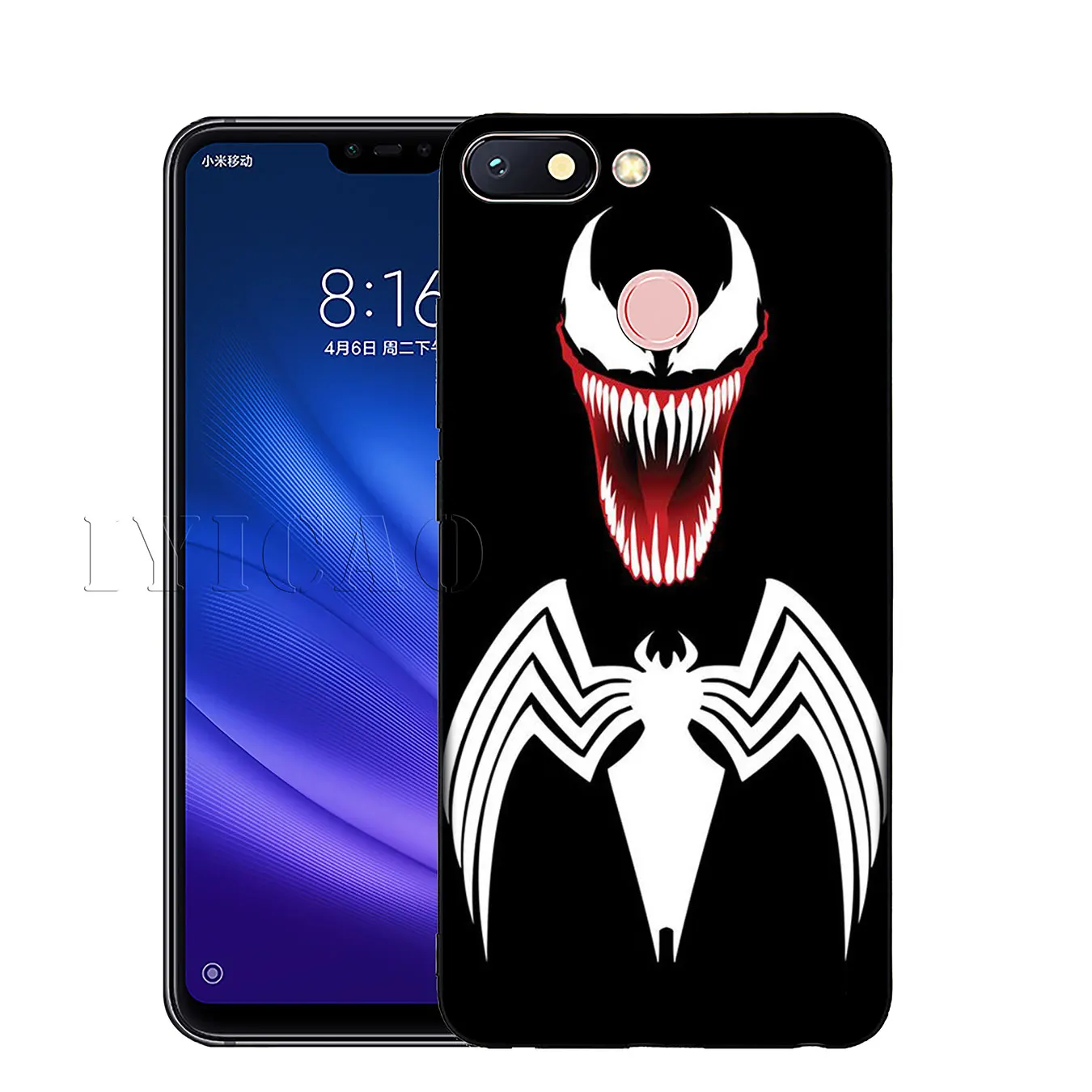 IYICAO Venom Marvel Мягкий силиконовый чехол для телефона Xiaomi Mi 10 9 9T CC9 CC9E 8 SE A3 Pro A1 A2 Lite 6
