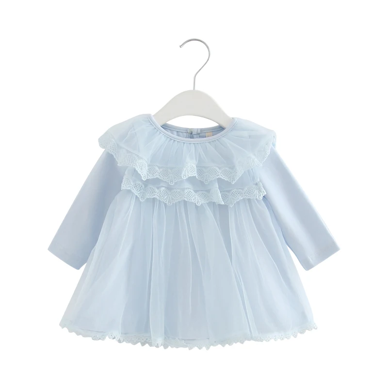 2017 г. Весенне осенние детские Брендовые платья платье для маленьких девочек