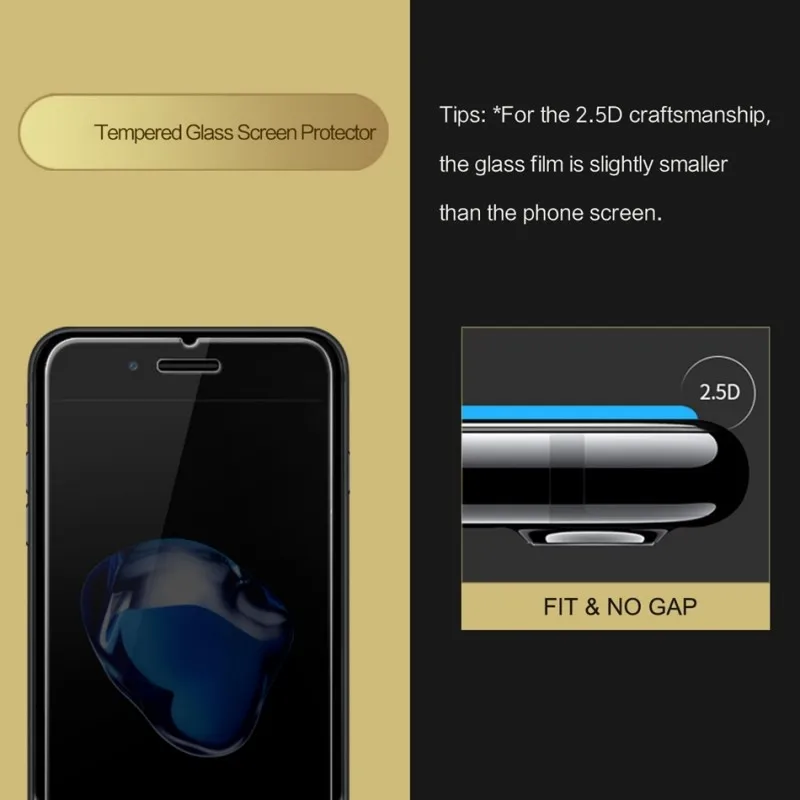 5 шт./лот 2.5D Защитная пленка для экрана из закаленного стекла iphone 11 Pro 5s SE 6 6s 7 Plus 8 X XS