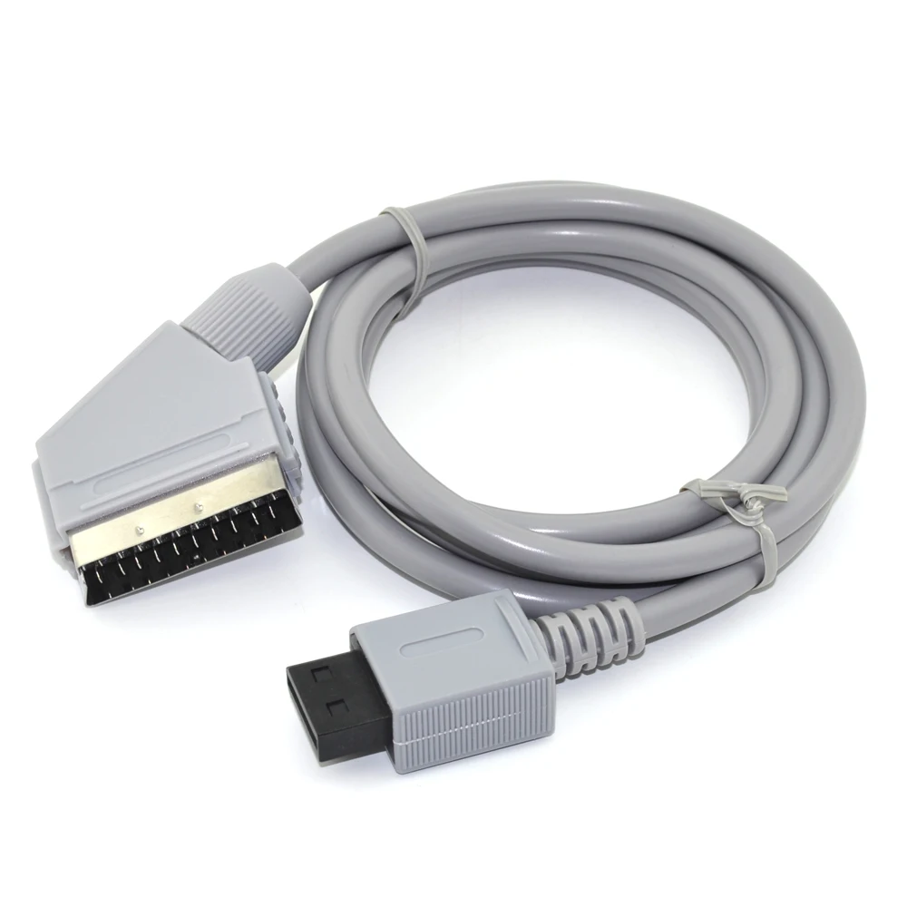 BUKIM-enchufe europeo para consola de juegos Nintendo Wii, Cable/Cable AV de PVC...