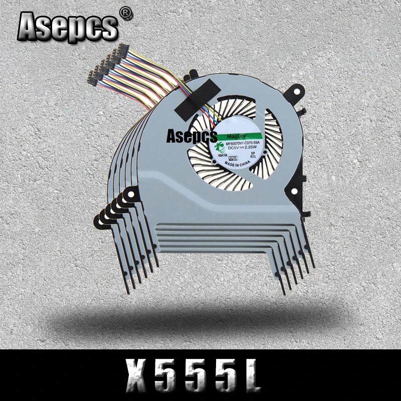 Akemy новый вентилятор процессора для For Asus X455LD X455CC A455 A455L K455 X555 A555L K555 W419L W519L R557L